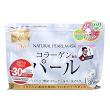 Japan Gals Курс натуральных масок для лица с экстрактом жемчуга, 30 шт