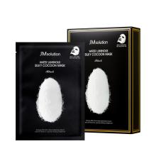 Маска для упругости кожи с протеинами шелка JMsolution Water Luminous Silky Cocoon Mask Black