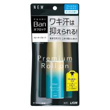 Дезодорант-антиперспирант LION Ban Premium Gold Label, роликовый, с легким ароматом японского мыла и чистоты (40 мл)